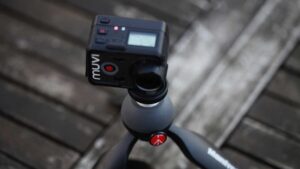 Veho Muvi K2Pro4K tripod mounted