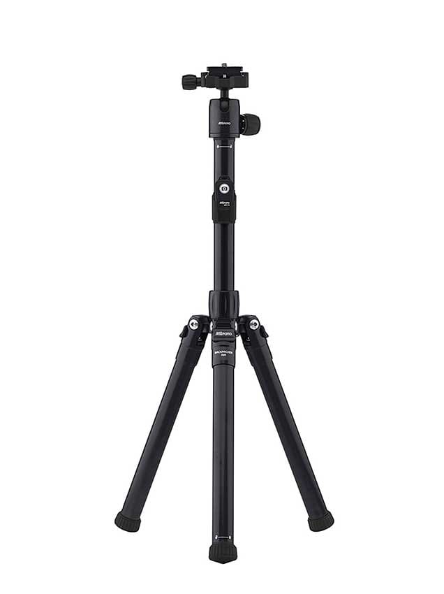 Best Christmas gifts for photographers: 03 MeFOTO BackPacker Air Travel Tripod With Bluetooth Selfie Stick