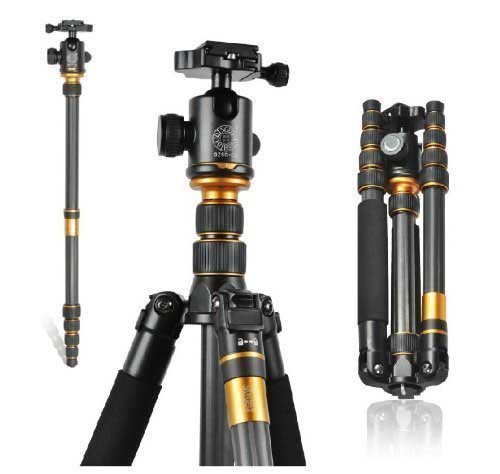 Best Christmas gifts for photographers: 04 XCSOURCE Q-666C Professional Photography Carbon Tripod Monopod Kit & Ball Head
