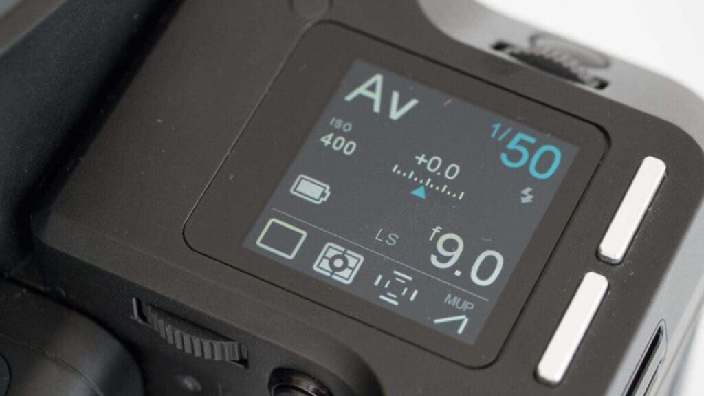 Phase One XF 100 top screen