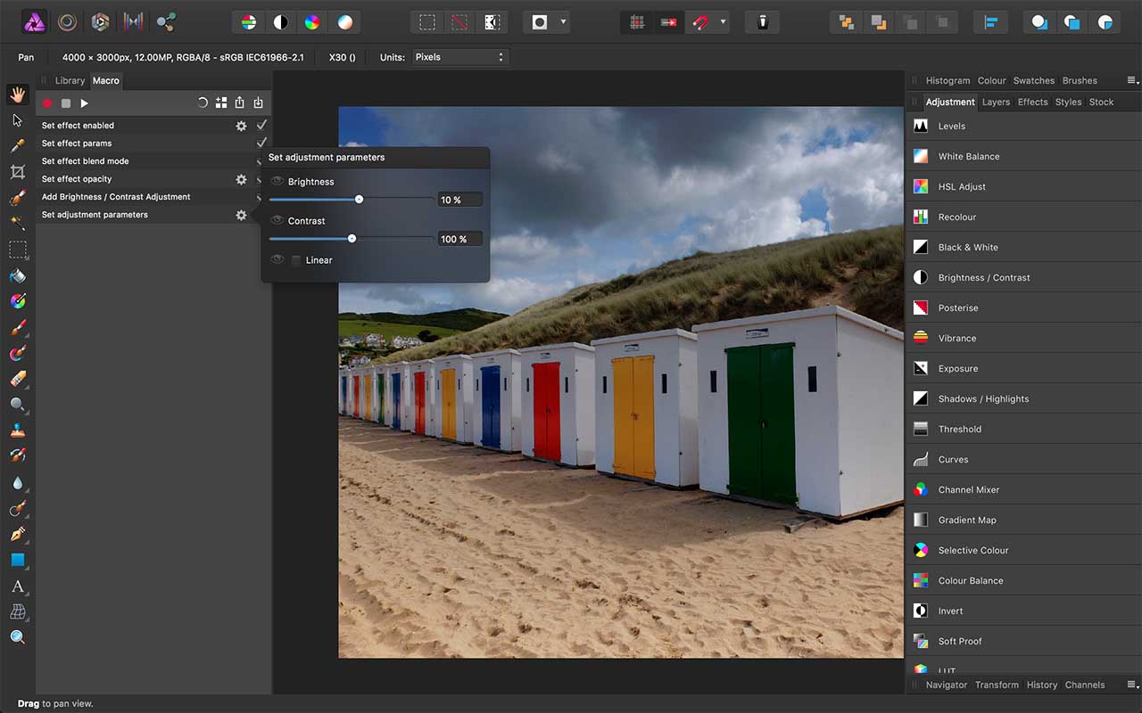 User input 2 – Brightness