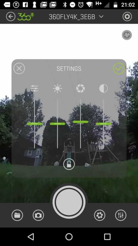 360Fly 4K Review: App