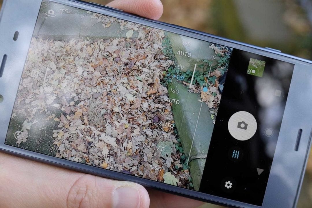 Sony Xperia XZ1 camera review: the app