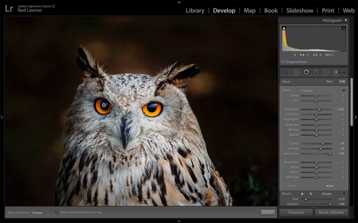 Lightroom Classic Review: Color Range masking