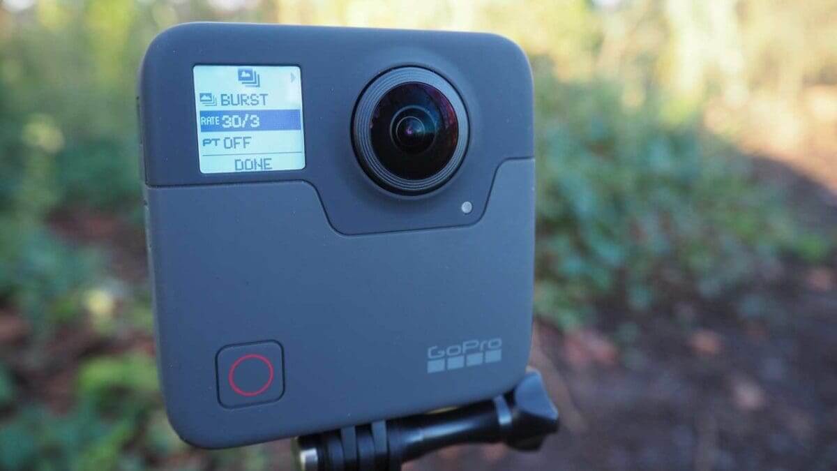 Using the GoPro Fusion’s Burst Mode