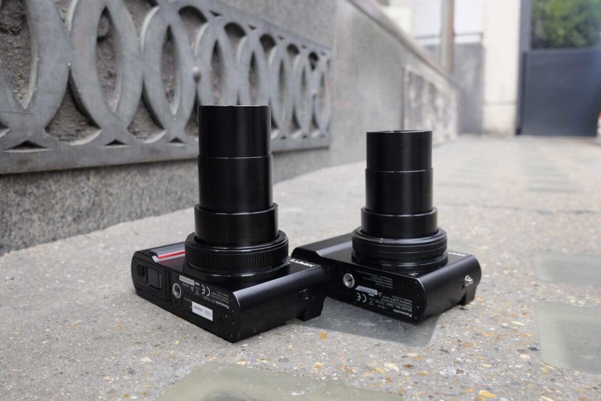 Panasonic TZ200 vs TZ100: lens