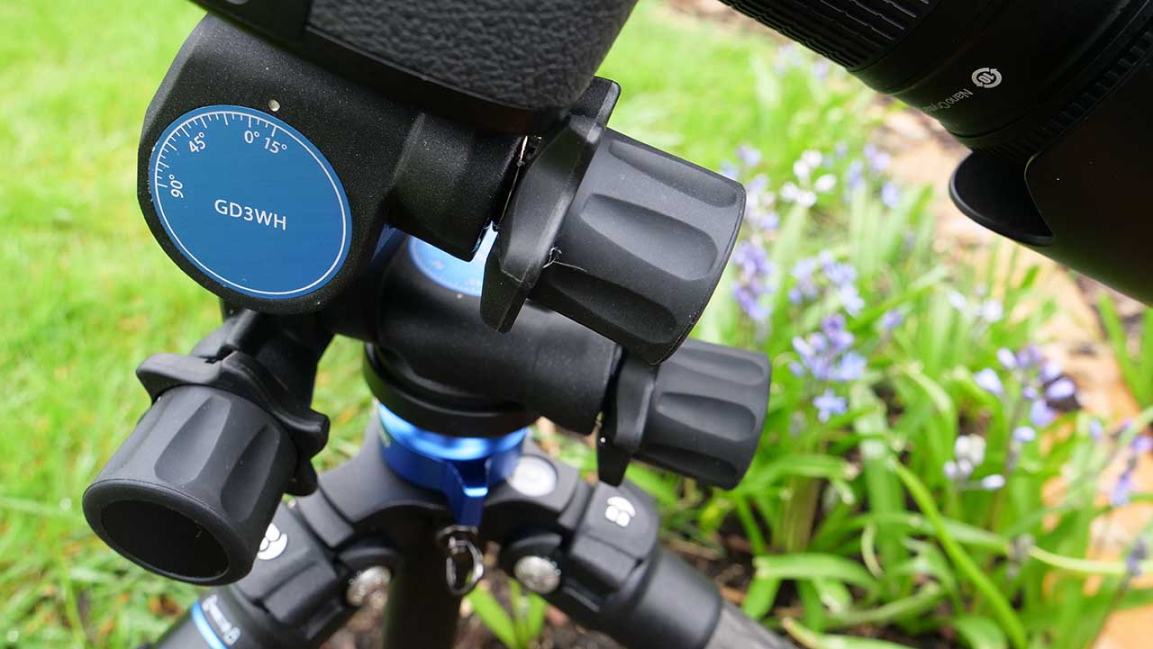 Benro GD3WH geared tripod head review: build quality
