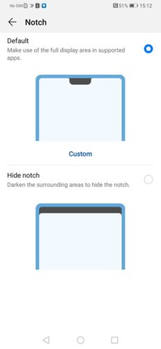Best settings for the Huawei P30 Pro: hide the notch
