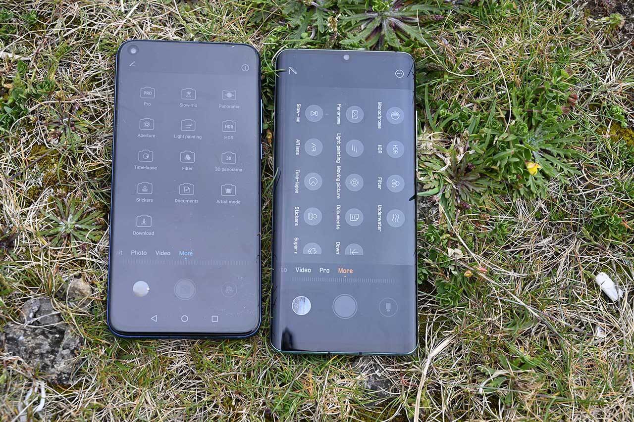 Huawei P30 Pro vs Honor View 20: Native camera app