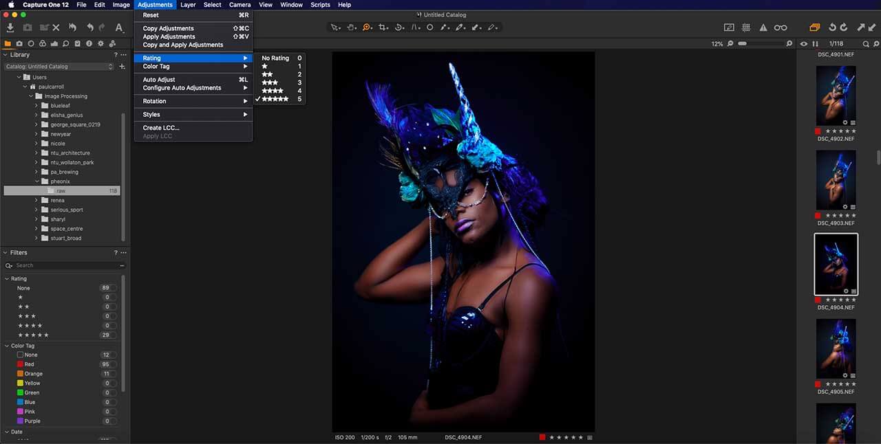 Capture One Pro 12 review: interface