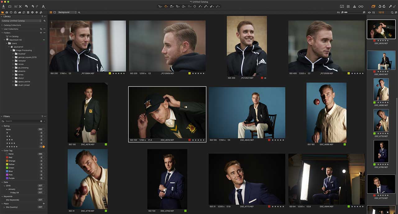 Capture One Pro 12 Review: library
