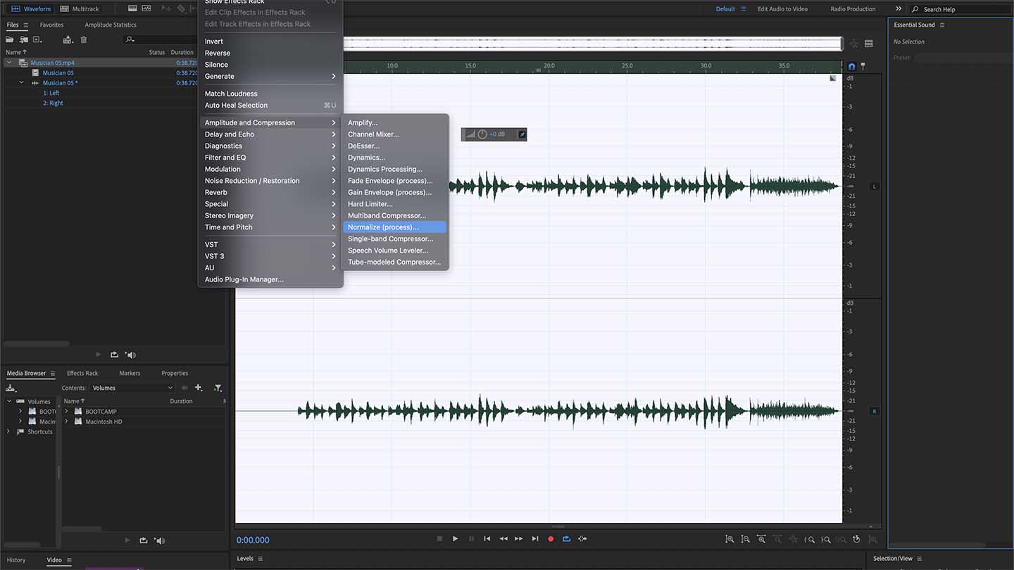 How to clean-up audio with Adobe Audition