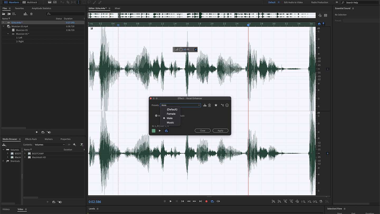 How to clean-up audio with Adobe Audition