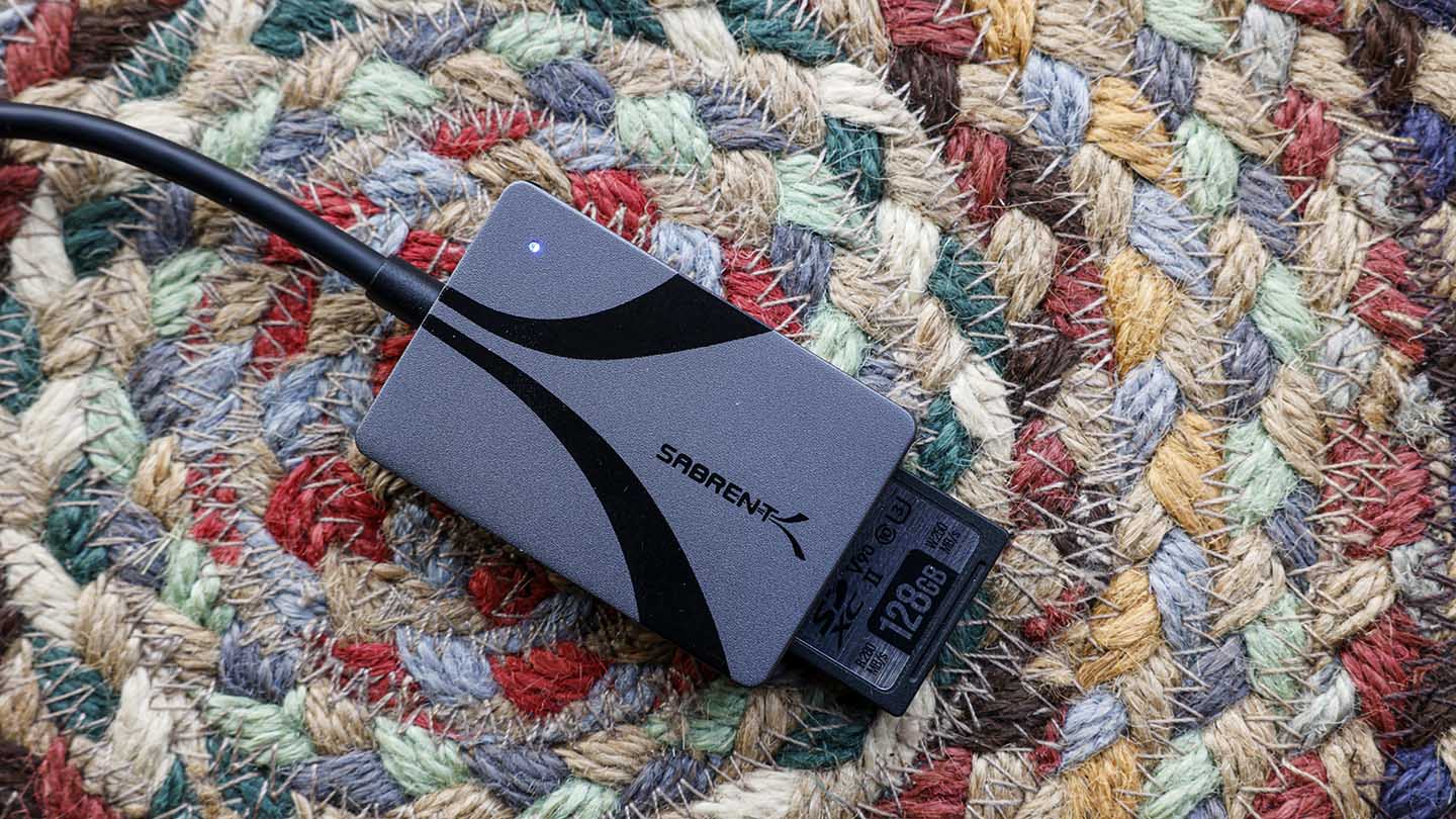Ready to post: SABRENT Thunderbolt 3 & USB 3 to CFexpress card reader