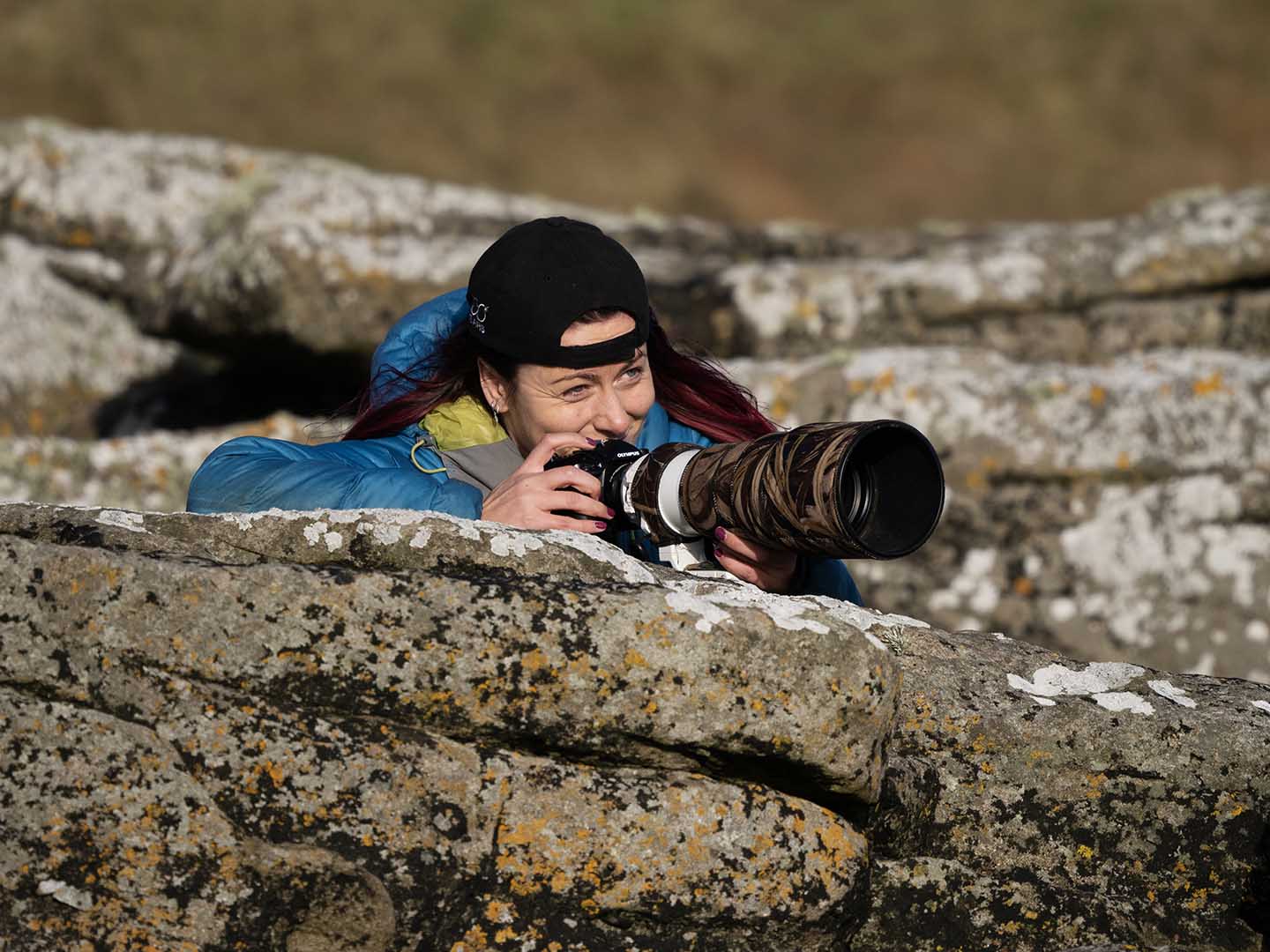 Wildlife photographer Tesni Ward