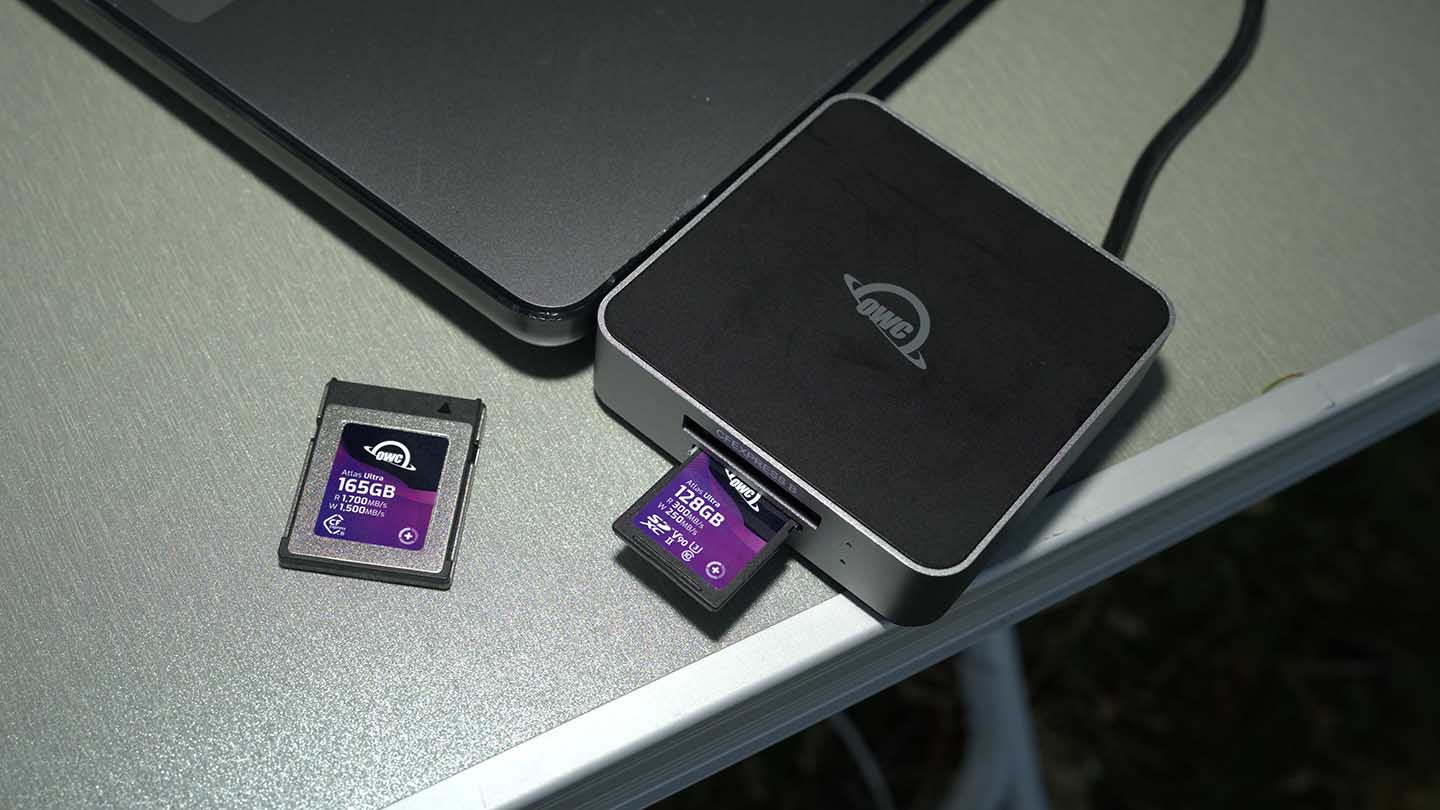 OWC Atlas Dual CFexpress + SD Card Reader