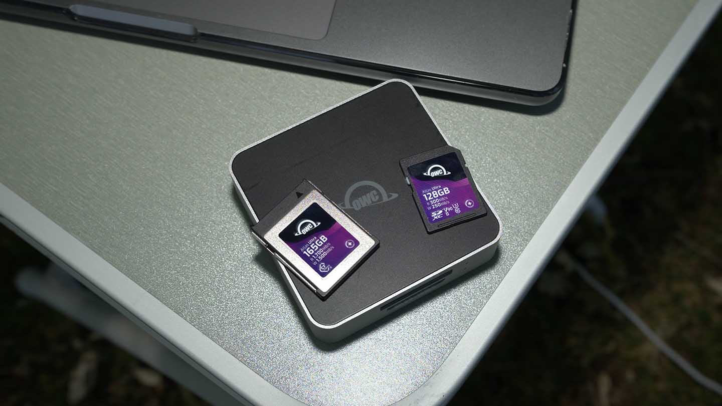 OWC Atlas Dual CFexpress + SD Card Reader