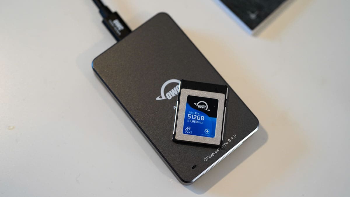 OWC Atlas Pro CFexpress Type B 512GB memory card