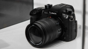 The Panasonic GH5 on display at Photokina 2016