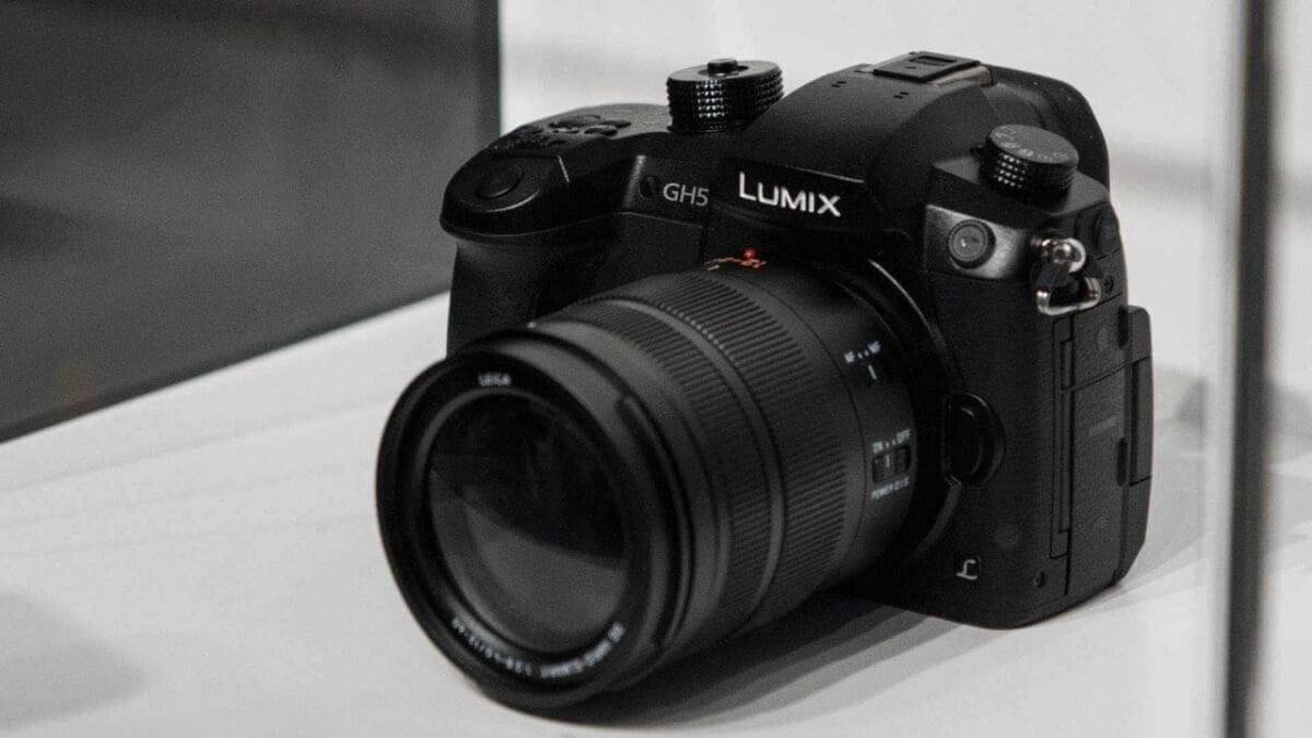 The Panasonic GH5 on display at Photokina 2016