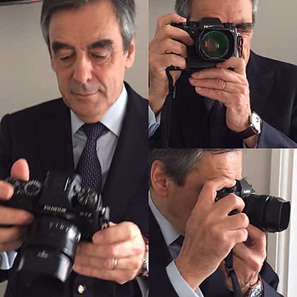 French presidential candidate stops interview, asks ‘Is that the Fuji X-T2?’