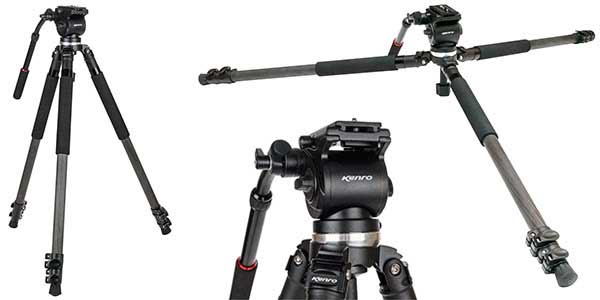 Kenro launches carbon fibre KENVT102C video tripod