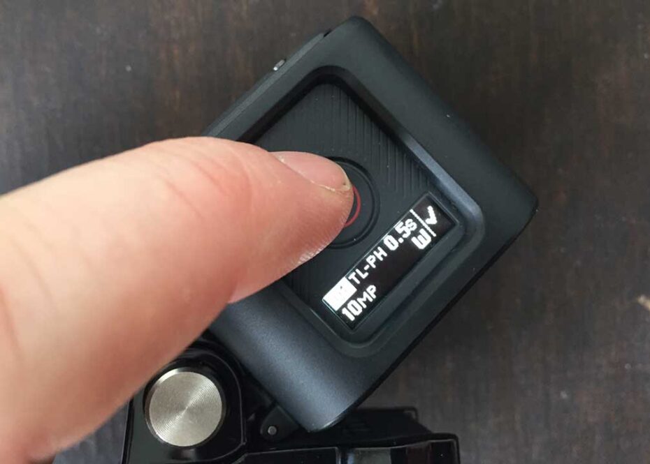 How to shoot a GoPro Hero5 Session time lapse