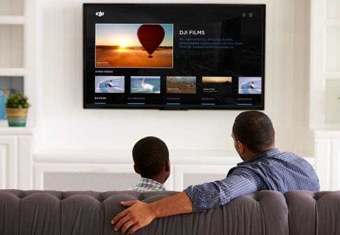 DJI Smart TV app lets you stream videos from around the world