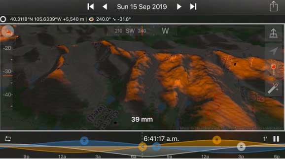 Photographer’s Ephemeris to launch 3D app for iOS