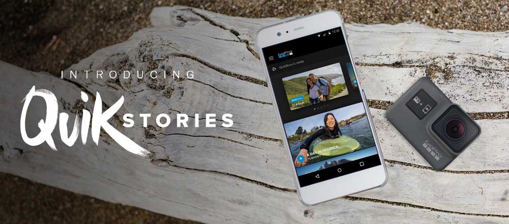 GoPro QuikStories creates edited clips with one touch