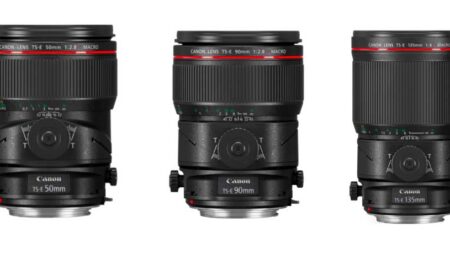 Canon debuts TS-E 50mm f/2.8L, 90mm f/2.8L, 135mm f/4L MACRO tilt-shift lenses