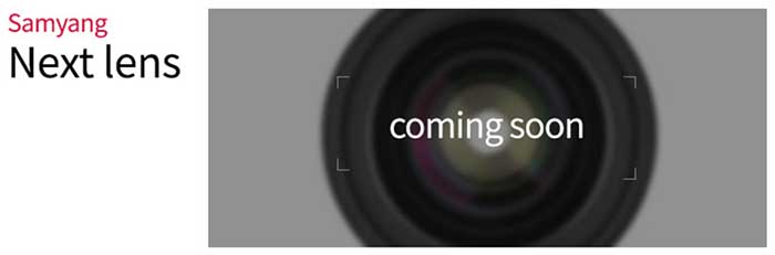 Samyang teases new lens, possibly 135mm FE