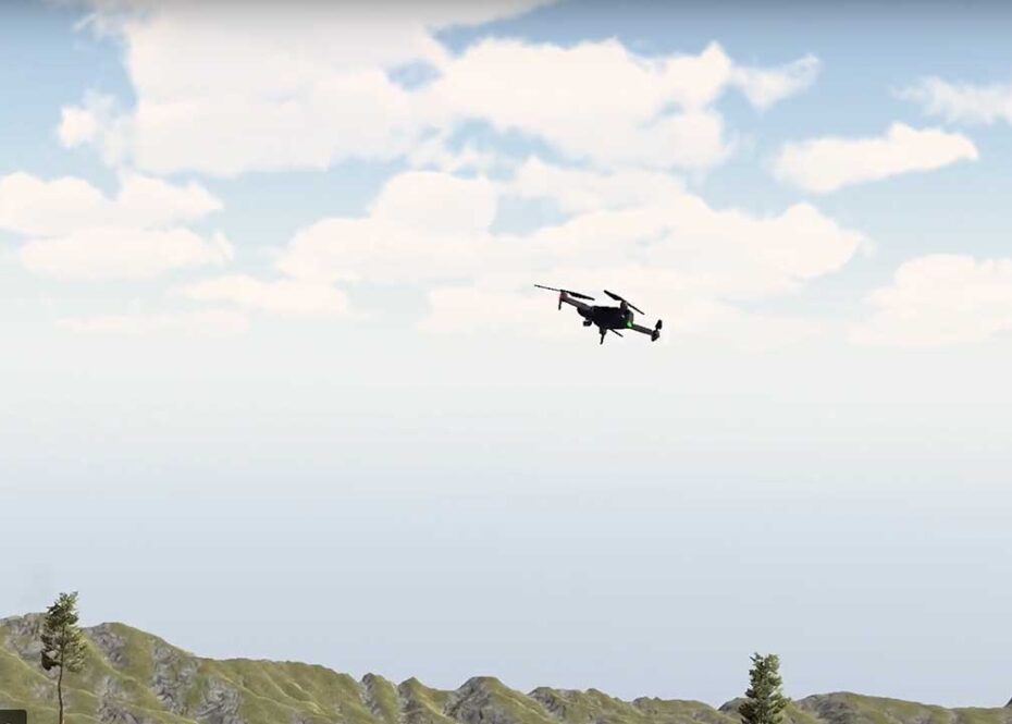 Zephyr drone simulator partner with Skip Fredricks