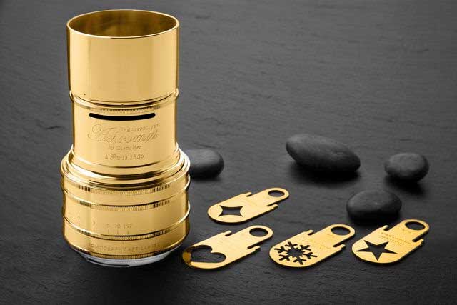 Lomography releases Gold Plated Daguerreotype Achromat 2.9/64 Art Lens
