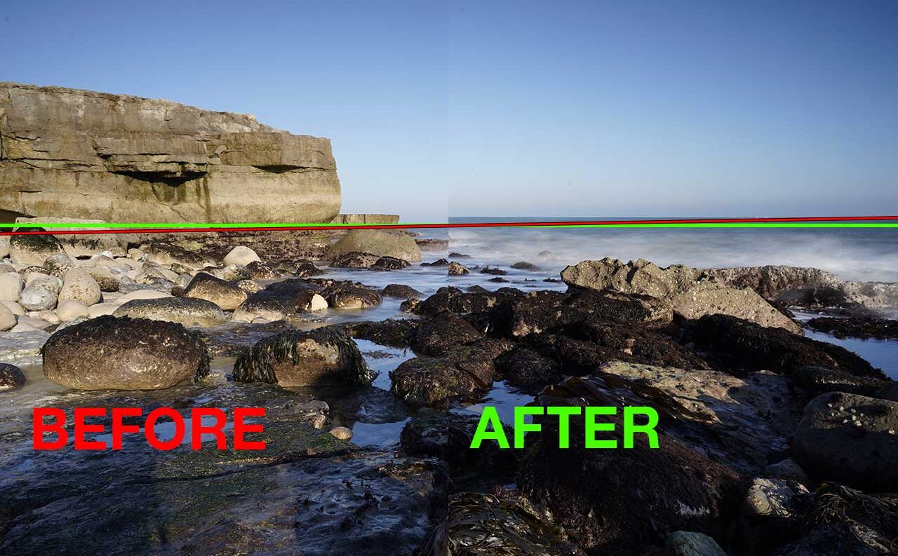 Five minute Photoshop Levelling horizons