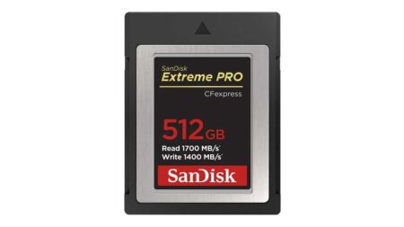 SanDisk Extreme Pro CFexpress cards listed on Amazon