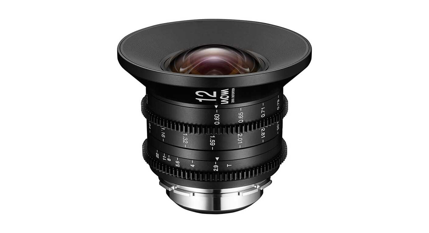Venus Optics launches Laowa 12mm t/2.9 Zero-D Cine lens
