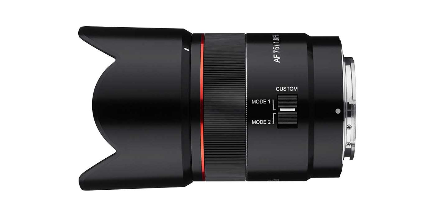 Samyang announces AF 75mm f/1.8 FE lens