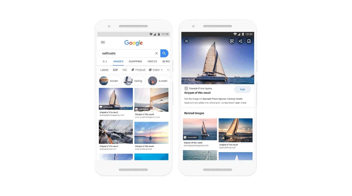 Shutterstock images now licensable via Google Images