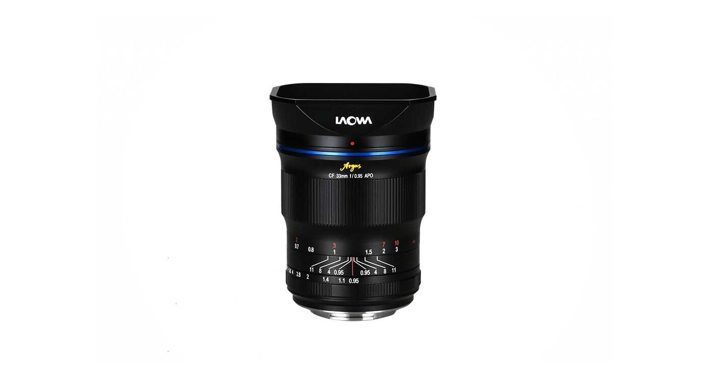 Venus Optics unveils Laowa ‘Argus’ 33mm f/0.95 CF APO lens