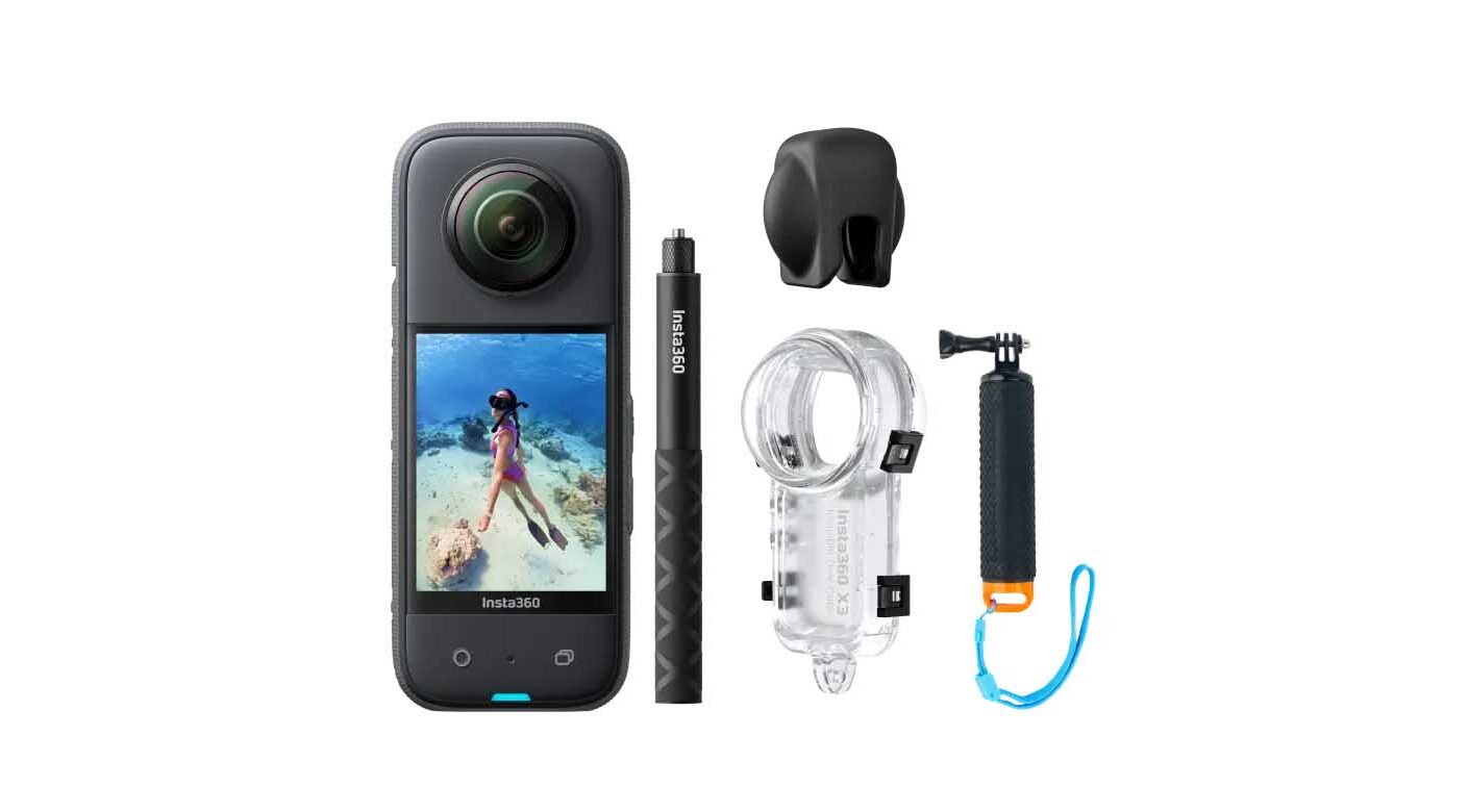 Insta360 launches X3 Invisible Dive Kit for filming 360 underwater